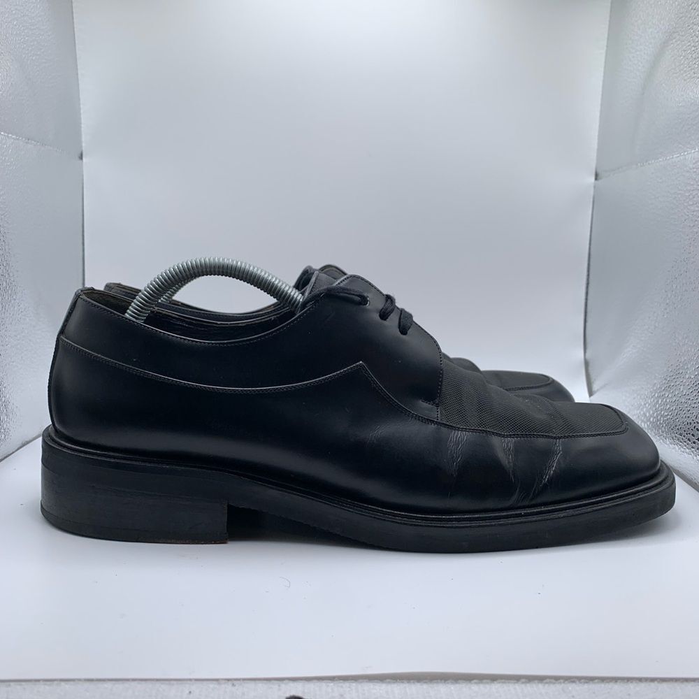 Mezlan Mens Black Leather Squared Andros‎ Work Formal Shoes Size 10.5 M
